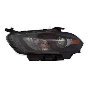 Head Lamp Driver Side Dodge Dart 2016 Halogen Codes Lmc/Mfa Black Bezel High Quality , CH2518150