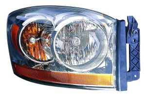 Head Lamp Passenger Side Dodge Ram 1500 2006 Without Black Bezel High Quality , CH2519114