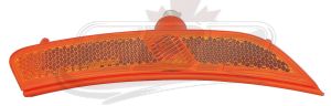 Side Marker Lamp Front Driver Side Chrysler 200 Sedan 2015-2017 Capa, Ch2550131C