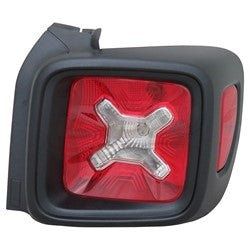 Tail Lamp Passenger Side Jeep Renegade 2015-2020 Sport/Latitude/North Models With Black Bezel Capa, Ch2801209C