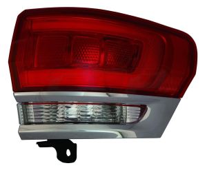 Tail Lamp Passenger Side Jeep Grand Cherokee 2014-2021 Chrome Trim Exclude Srt-8 Capa, Ch2805106C