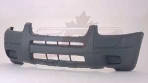 Bumper Front Ford Escape 2001-2004 Black Textured Without Fog Without Moulding Xlt Model , FO1000510
