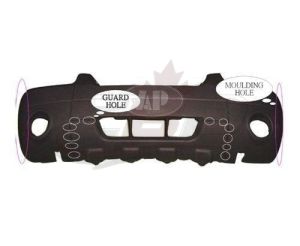 Bumper Front Ford Escape 2005-2007 Matte-Black With Fog/Flare/Skid Plate Xlt Sport Models , FO1000570