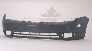 Bumper Front Ford Focus 2005-2007 Primed With Fog Lamp Hole Capa , FO1000572C