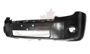 Bumper Front Ford Escape 2008-2012 Primed With Chrome Insert Xlt/Ltd Model Capa