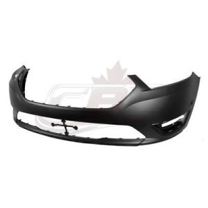 Bumper Front Ford Taurus 2013-2019 Primed With Sensor Hole , FO1000667