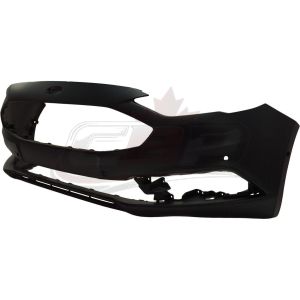 Bumper Front Ford Fusion 2017-2018 Primed With Auto Park Without Tow Exclude Sport , FO1000719