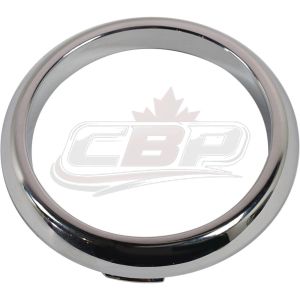 Fog Lamp Trim Ring Front Driver Side/Passenger Side Ford Fiesta Hatchback 2014-2019 Chrome , FO1038190