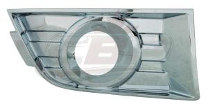 Fog Lamp Bezel Front Passenger Side Ford Edge 2007-2010 Chrome Exclude 45179 Sport , FO1039107