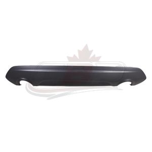 Valance Bumper Rear Ford Escape 2017-2019 Primed Without Tow With Dual Exhaust , FO1195158
