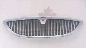 Grille Lincoln Town Car 2003-2005 Chrome/Dark Gray With Ltd Edition Model , FO1200447