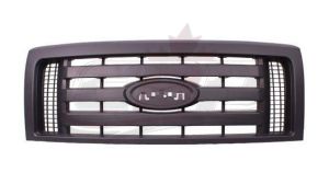 Grille Ford F150 2009-2012 Xl Textured Front 3 Textured Bars , FO1200510