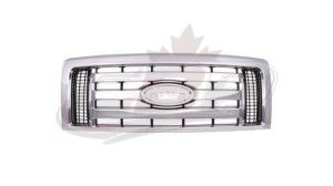 Grille Ford F150 2009-2012 Xlt Chrome Front 3 Chrome Bars , FO1200511