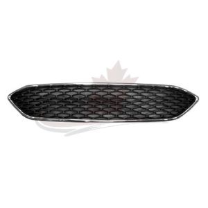 Grille Matte Ford Focus 2015-2018 Black Honeycomb With Chrome Moulding S/Se Std Models, Fo1200575U