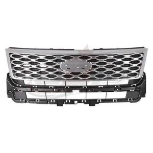 Grille Satin Ford Explorer 2016-2017 Chrome For Models With Platinum , FO1200617