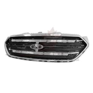 Grille Ford Taurus 2013-2019 Surearound Chrome With Black Mesh Exclude Sho Model , FO1202104