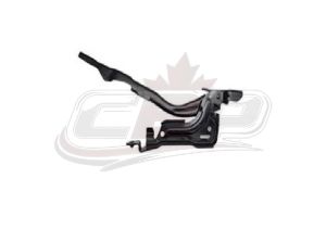 Hood Hinge Driver Side Ford F150 Raptor 2021-2023 Black Steel, Fo1236218