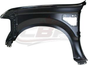 Fender Front Passenger Side Ford F350 2008-2010 Without Wheel Mldg Hole Capa , FO1241259C