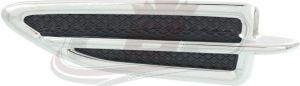 Fender Insert Front Driver Side Ford Escape 2013-2014 Chrome/Black To 2/25/14 Production Date , FO1266100