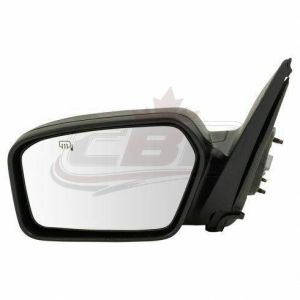Mirror Driver Side Ford Fusion 2006-2010 Power Heated Textured With Puddle Lamp Non-Folding , FO1320327