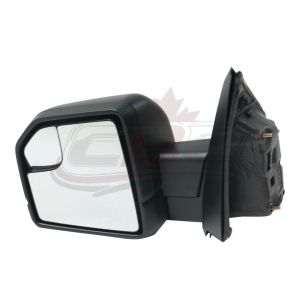 Mirror Driver Side Ford F150 2015-2018 Manual Standard Type Flat Glass With Blind Spot Textured , FO1320521