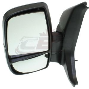 Mirror Driver Side Ford Transit T-150 Wagon 2015-2019 Manual Textured With Short Arm With Medium/High Roof , FO1320550