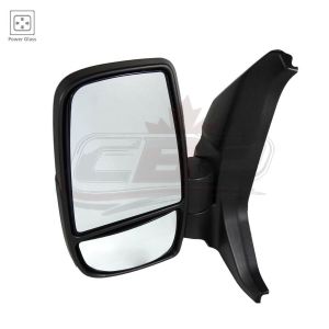 Mirror Driver Side Ford Transit T-350Hd Cargo 2018-2019 Power With Short Arm With Low Roof , FO1320599