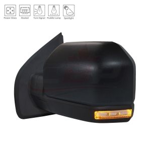 2019-2020 Ford F150 Mirror Driver Side Power Textured Htd , FO1320655