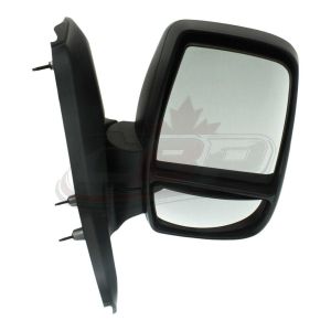 Mirror Passenger Side Ford Transit T-350 Cargo 2015-2019 Manual Textured With Short Arm With Low Roof , FO1321547