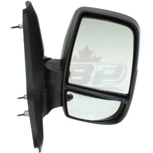 Mirror Passenger Side Ford Transit T-150 Wagon 2015-2019 Manual Textured With Short Arm With Medium/High Roof , FO1321550