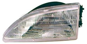 Head Lamp Driver Side Ford Mustang 1994-1998 Exclude Cobra High Quality , FO2502130