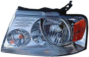 Head Lamp Driver Side Ford F150 2004-2008 With Chrome Trim Capa, Fo2502201C