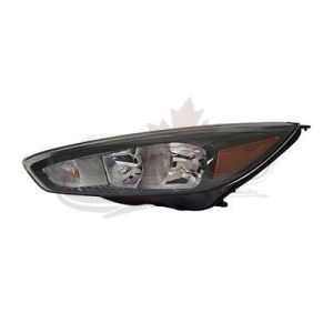 Head Lamp Driver Side Ford Focus 2015-2018 Black Bezel Without Drl Sedan/ Hatchback High Quality , FO2502337