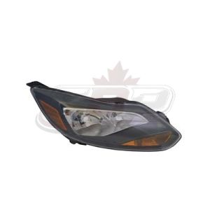 Head Lamp Passenger Side Ford Focus 2012-2014 Titanium Model Capa, Fo2503299C