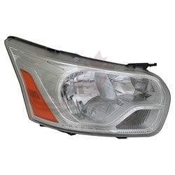 Head Lamp Passenger Side Ford Transit T-150 Wagon 2016-2019 Without Logo With Chrome Trim From 39859 High Quality , FO2503357
