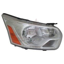 Head Lamp Passenger Side Ford Transit T-350Hd Passngr 2016-2019 Without Logo With Chrome Trim Front Om 9/2/15 Capa, Fo2503357C