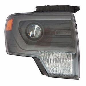 Head Lamp Driver Side Ford F150 Raptor 2010-2014 Hid Svt Raptor Mdl Gray Trim High Quality , FO2518122