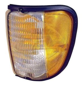 Side Marker Lamp Driver Side Ford Econoline 1992-2003 Amber/White Lens To 12/02/2002 Capa, Fo2520122C