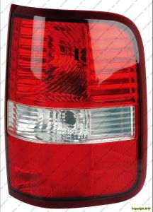 Tail Lamp Passenger Side Ford F150 2004-2008 Styles Model With Red Lens With Housing Exclude Harley Davidson Capa, Fo2801182C