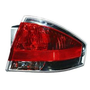 Tail Lamp Passenger Side Ford Focus 2009-2011 With Dark Smoked Chrome Trim Coupe /Ses Sedan Capa, Fo2801218C