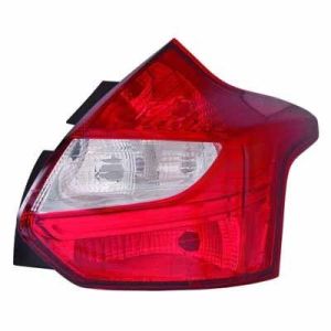 Tail Lamp Passenger Side Ford Focus 2012-2014 Se/Sel/Titanium Models Without Rs Pkg Hatchback Capa, Fo2819152C
