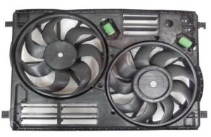 Cooling Fan Assembly Ford Escape 2017-2019 Dual With Resistor 2.0/2.3L Turbo With Tow Pkg , FO3115215