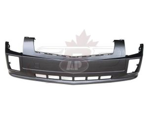 Bumper Front Cadillac Srx 2004-2009 Without Head Lamp Washer Hole Sports Upper/Lower 1 Piece Primed , GM1000696