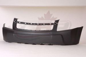 Bumper Front Chevrolet Equinox 2005-2006 Ls Model Without Fog Lamp Black Textured , GM1000725