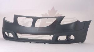 Bumper Front Pontiac Vibe 2005-2008 1 Piece Design Partial-Primed With Appearance Pkg Capa , GM1000727C