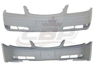 Bumper Front Chevrolet Impala 2004-2005 Primed Ss Model With Lower Valance Slots , GM1000730