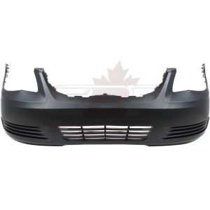 Bumper Front Pontiac G5 2007-2010 Primed Without Fog Hole Without Bar , GM1000898