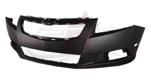 Bumper Front Chevrolet Cruze 2011-2014 Primed Lt/Ltz With Chrome Trim For Rs Models Without Lower Grille Bar Capa , GM1000925C