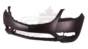Bumper Front Buick Enclave 2013-2017 Primed Without Park Assist Sensor Holes Capa , GM1000944C