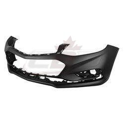 Bumper Front Chevrolet Cruze Hatchback 2017-2018 Primed Without Sensor Exclude Rs Sport Model , GM1000A01